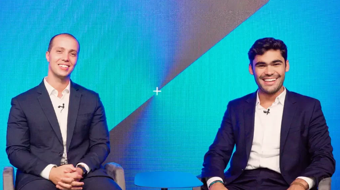 Pedro Petris, CEO da Forever, e Pedro Chieppe, vice-presidente de negócios da Apex: ambição de ser plataforma financeira inédita em polos fora do eixo Rio-São Paulo